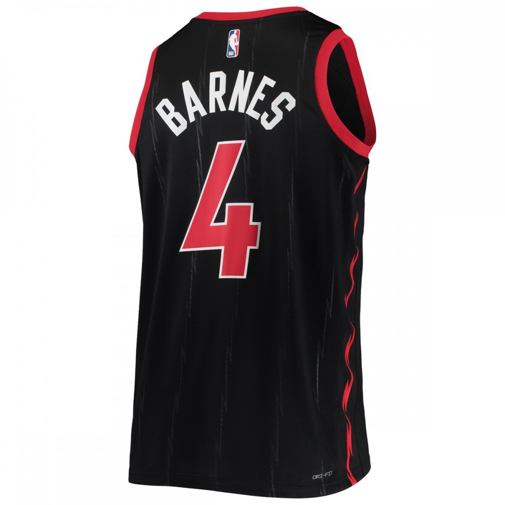 Scottie Barnes Toronto Raptors Jordan Brand 2021/22 Swingman Jersey - Statement Edition - Black-Pro Kit Vault | Brand New 26/27 Sports Jerseys